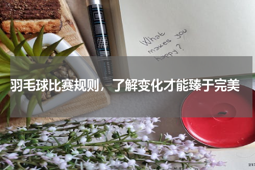  羽毛球比赛规则，了解变化才能臻于完美