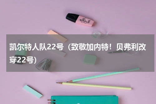 凯尔特人队22号（致敬加内特！贝弗利改穿22号）
