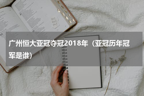 广州恒大亚冠夺冠2018年（亚冠历年冠军是谁）