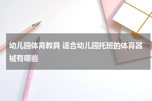 幼儿园体育教具 适合幼儿园托班的体育器械有哪些