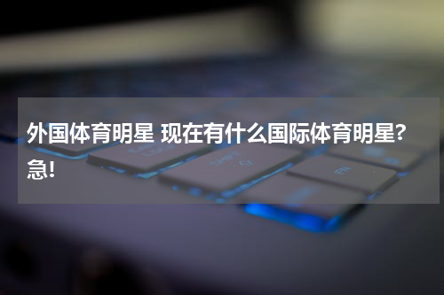 外国体育明星 现在有什么国际体育明星?急!