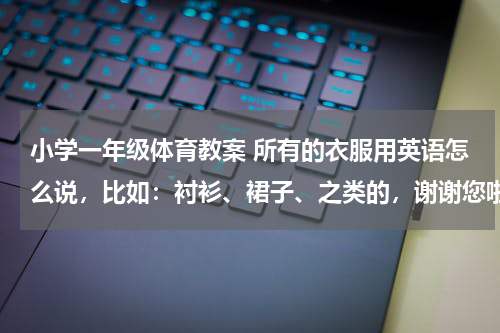 小学一年级体育教案 所有的衣服用英语怎么说，比如：衬衫、裙子、之类的，谢谢您啦（最好快一点~~~）