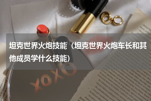 坦克世界火炮技能（坦克世界火炮车长和其他成员学什么技能）