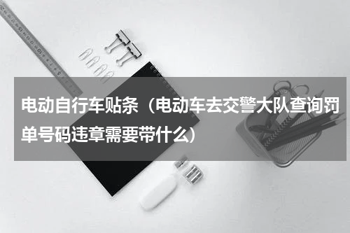电动自行车贴条（电动车去交警大队查询罚单号码违章需要带什么）
